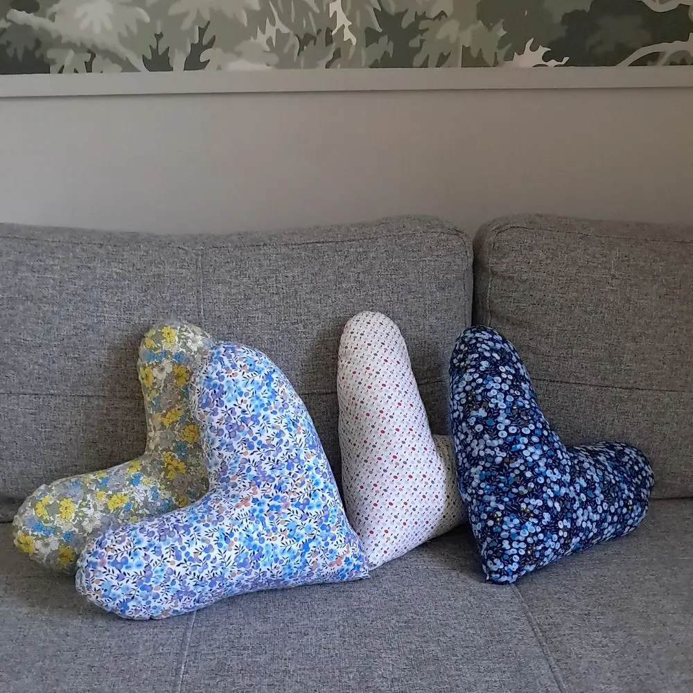 Coussin "Coeur" en soutien à l'institut Curie Coussin "Coeur" en soutien à l'institut Curie