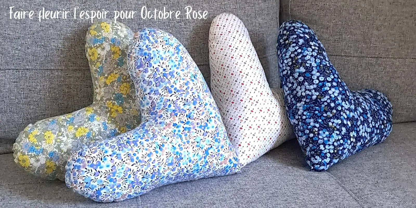 Couverture Coussin Coeur pour l'Institut Curie Couverture Coussin Coeur pour l'Institut Curie